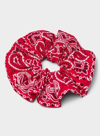 Simons Womens Paisley pattern large scrunchie