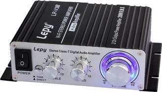 OEM Amplificador Digital Lp-v3s-black De 25 W X 2 Para Pc/mp3/port&aacute;til (negro)