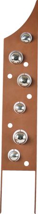 Christian Locker Deko-Windrad »Rusty Bubbles« in Rostoptik, Materialmix, 99 cm hoch