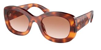 Prada PR A13SF Asian Fit 18R70E Womens Sunglasses Tortoiseshell Size 55