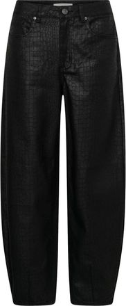 Kaffe Wide Jeans - Dames - Jeans - Zwart - Maat: L