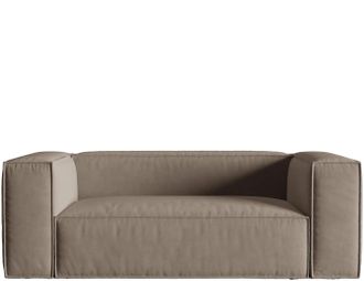 MICADONI Modulares 2-Sitzer Design Sofa Nuria - Samtbezug