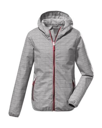 Killtec Outdoorjacke KILLTEC KOS 3 WMN JCKT, Damen, Gr. 42, grau (anthrazit), Oberstoff: 100% Polyester, Futter: 100% Polyester, Jacken Outdoorjacke, Leichte,
