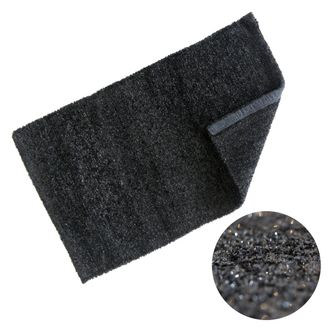 TJ Hughes Twinkle - Super Soft Bath Mat Luxury Bath Mat With Sparkle Detailing In Black - TJ Hughes