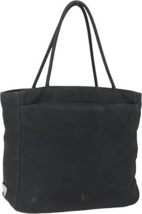 Prada Pre-owned Nylon Tote Bag - Dames - Vintage Shopper - Zwart - ONE Size - Nylon - Vintage