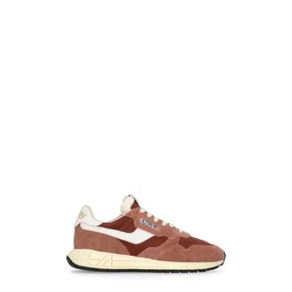 Autry Sneakers, female, Pink, Size: 11 US Pink Suede Fabric Sneakers Woman