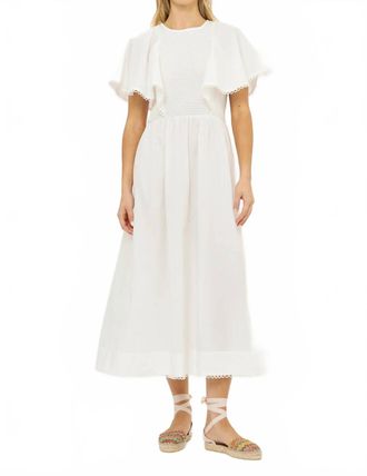 Oliphant Ava Dress In White