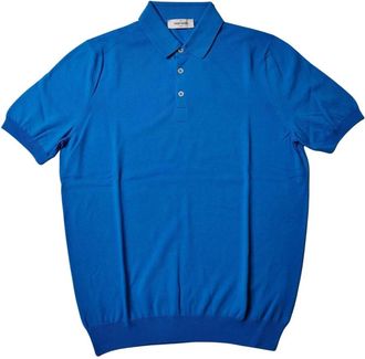 Gran Sasso Polo Model 57119 - Heren - Polos - Blauw - XL - Katoen - Tops