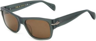 Rag & Bone RNB5057/S 1ED/70 Mens Sunglasses Green Size 55