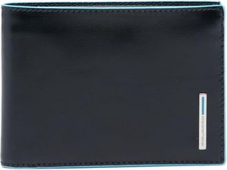 Piquadro B2 Revamp bi-fold wallet - men - Calf Leather - One Size - Blue