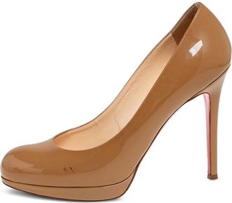 Christian Louboutin Pumps in pelle 110mm - Marrone
