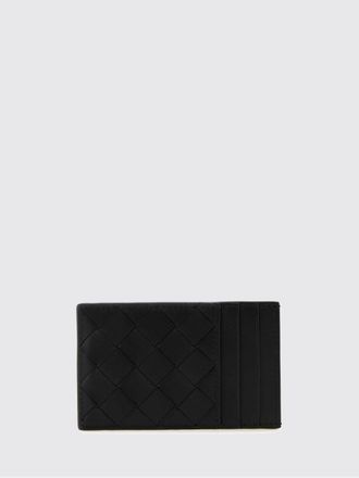Bottega Veneta Intrecciato Woven Calfskin Leather Flat Card Holder