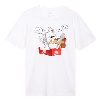 Nike AS Mens Nike Sportswear Printed Short Sleeve TEE White CU6872-100