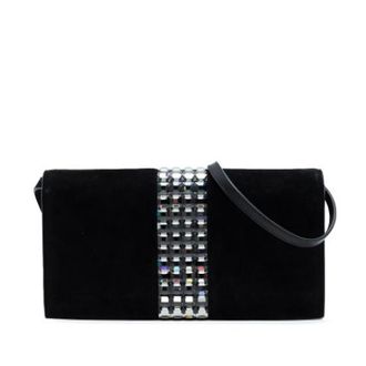 Gucci Pre-owned Vintage Schoudertas - Dames - Pre-owned - Zwart - Maat: ONE Size Leer