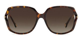 Carolina Herrera HER 0132/G/S Asian Fit 086/HA Womens Sunglasses Tortoiseshell Size 58