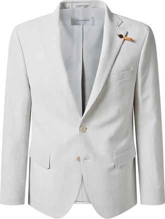 Baldessarini Stijlvolle Blazer - Heren - Blazers - Grijs - L - Wol - Jassen
