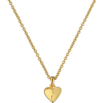 Ted Baker Alicia Abstract Heart Pendant Necklace in Gold Tone at Nordstrom