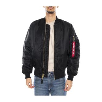Alpha Industries Heren, Jassen, Zwart, Maat: XS