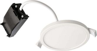 Trade Shop Trade Shop - Plafoniera Tonda Incasso 10cm Faretto Led 7w Moderno Pannello Luce Calda Soffitto