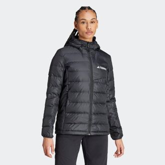 ADIDAS TERREX Steppjacke ADIDAS TERREX W MT DOWN H J, Damen, Gr. L, schwarz, Obermaterial: 100% Polyester. Wattierung: 80% Daunen, 20% Federn, Jacken Steppjacke