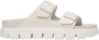 Birkenstock Dames, Schoenen, Wit, Maat: 38 EU Leer