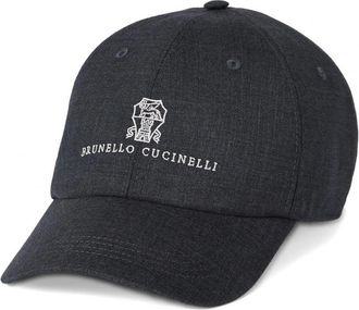 Brunello Cucinelli COTTON BRANDED CAP Size: M, colour: VARIOUS