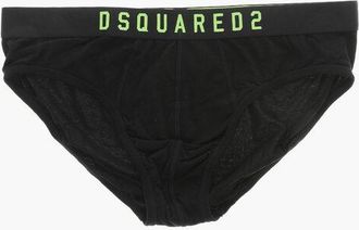 Dsquared2 Solid Color Brief with Contrasting Logo size Xxl