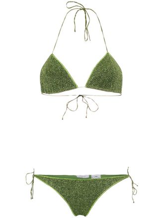 Os&eacute;ree Bikini met sterrenprint - Groen
