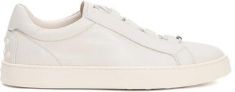 Tod's Cassetta Sneakers - Heren - Sneakers - Wit - 40 1/2 EU - Leer - Schoenen