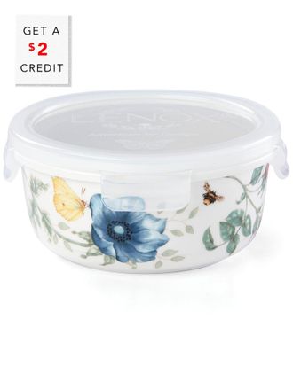 Lenox Butterfly Meadow Small Round Food Storage Container