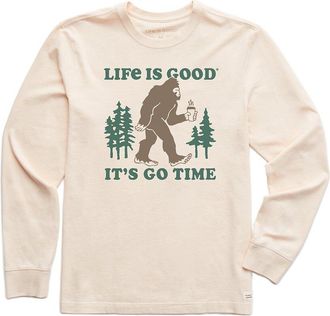 Life is good Long Sleeve Crusher T-Shirt