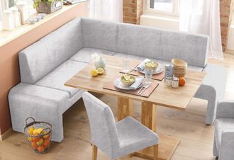 HOME AFFAIRE Eckbank »Bologna« in 2 Grössen (langer Schenkel 180 oder 200 cm), verschiedene Qualitäten