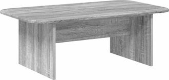 vidaXL Mesa De Caf&eacute; Gris Sonoma 93 X 53 X 33 Cm Madera De Ingenier&iacute;a Vidaxl