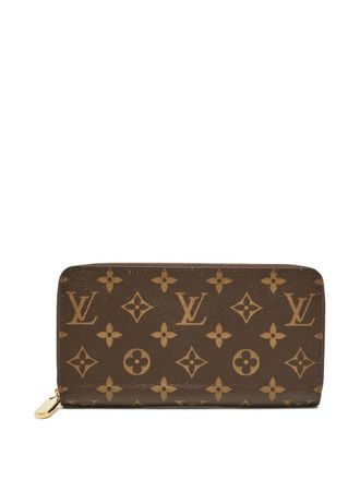 Louis Vuitton monogram wallet - women - Canvas/Leather - One Size - Brown