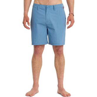 Quiksilver Transit 19 Hybrid Shorts in Riviera at Nordstrom, Size 34