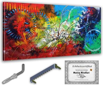 OEM Monica Mirafiori I 100% Pintado A Mano I Cuadro Esperanza 140x70cm Cuadro Pintado A Mano Cuadro Acr&iacute;lico Cuadro Acr&iacute;lico De Gran Tama&ntilde;o I Arte Moderno