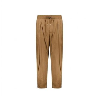 Herno Brown Elastane Casual Womens Pants