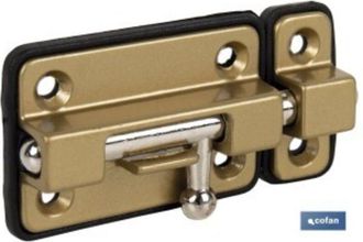 cofan Cofan - Pasador Base Pl&aacute;stico Cromo Mate 80 Mm Caja 15 Unid