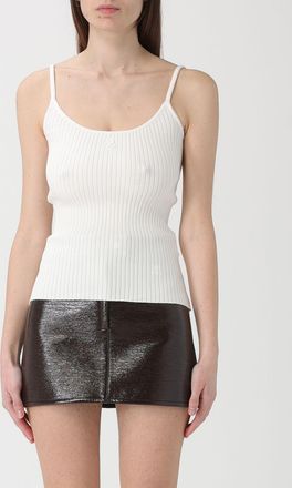 Courr&egrave;ges Canotta Courr&egrave;ges in jersey a costine