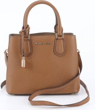 Michael Kors Brown Leather Handbag Shoulder Bag Tote Bag (Pre-Owned)