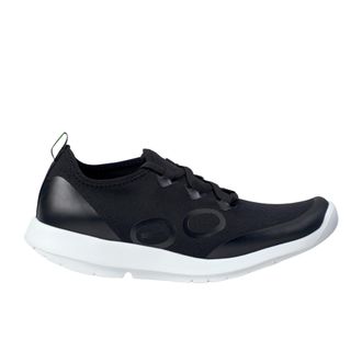 Oofos OOMG Sport LS White / Black 5076-WHTBLK Womens