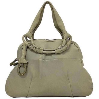 Ferragamo Gancini Leather Tote Bag (Pre-Owned)