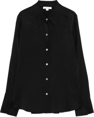Vince Button-up overhemd - Zwart