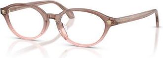 Versace 53mm Oval optical glasses in Brown at Nordstrom