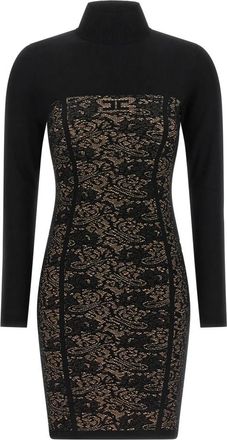 Elisabetta Franchi Mujer, Vestidos, Negro, Talla: L