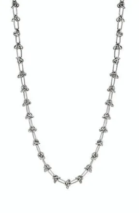 Ed Hardy Mens Oval Link Necklace in Silver at Nordstrom Rack