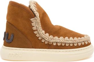 Mou Schoenen, Dames, Bruin, 38 EU, Wol, Eskimo Sneaker Bold