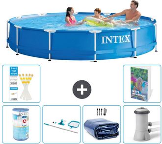 Intex Piscina Con Estructura Redonda - 366x76 Cm - 7-piezas S20