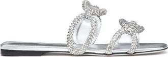 Valentino Garavani Chain 1967 Crystal-Embellished Sandals