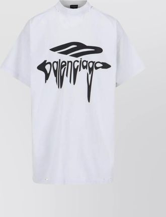 Balenciaga ribbed neckline sleeveless top